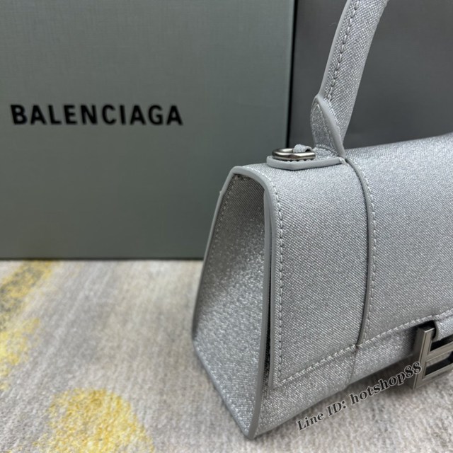 Balenciaga專櫃爆款新閃閃沙漏包 巴黎世家原單手提肩背包 8896閃金 fyj1251